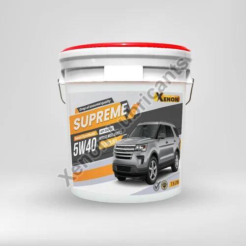 7.5 Litre Xenon 5W40 Supreme CI4 Car Engine Oil