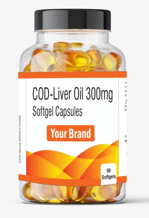 Cod Liver Oil 300 Mg Sofgel Capsules