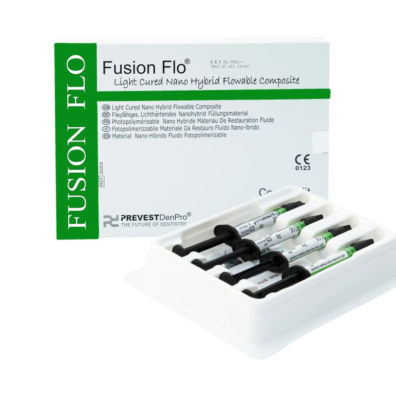 Prevest Fusion Flo Light-Cured Flowable Composite Economy 4x2g