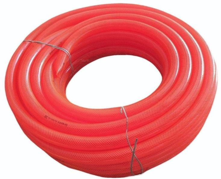 Red PVC Braided Hose Pipe