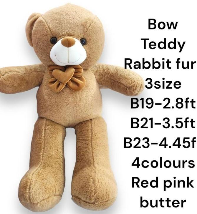 Bow Teddy Bear Soft Toy