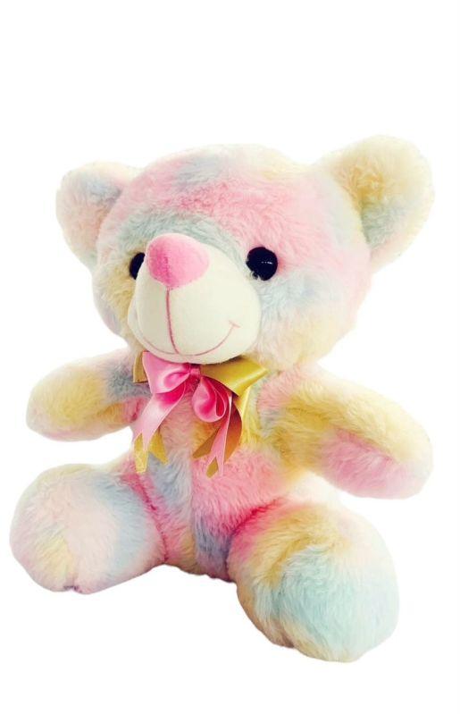 Multicolor Sitting Teddy Bear Soft Toy