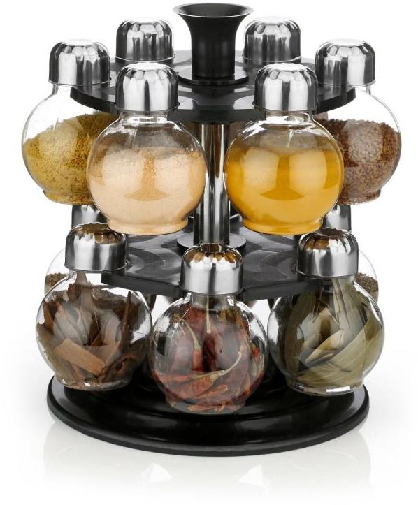 K-50704 Bulb Shape Spice Rack Set of 12 Pcs