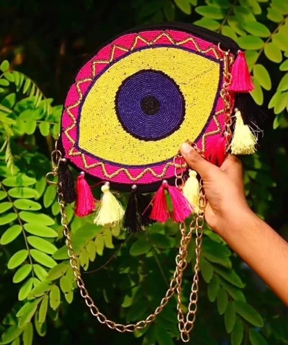 Handmade Designer Banjara Boho Evil Eye Sling Bag