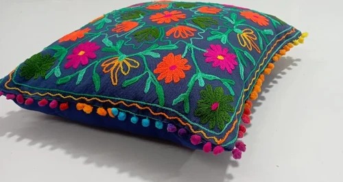 Suzani Embroidered Cushion Cover