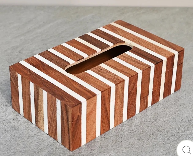 Wooden Tissue Boxes