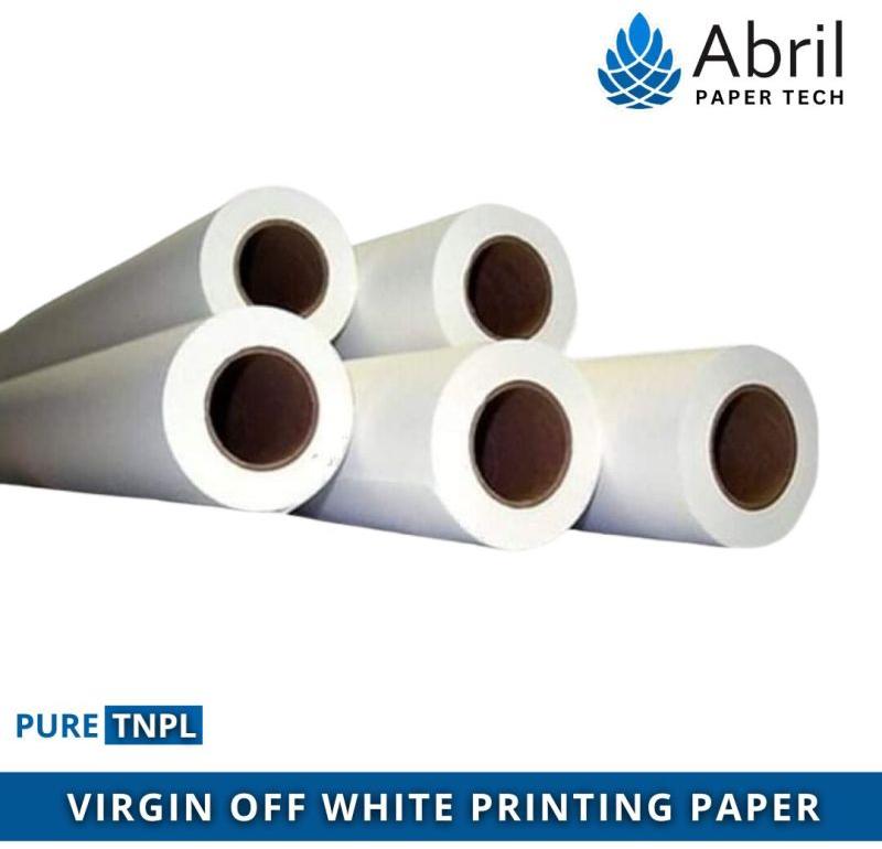 Virgin Off White Sublimation Heat Transfer Paper Roll