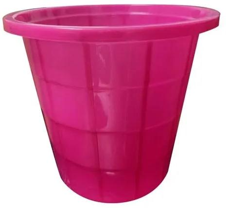 Pink Plastic Dustbin