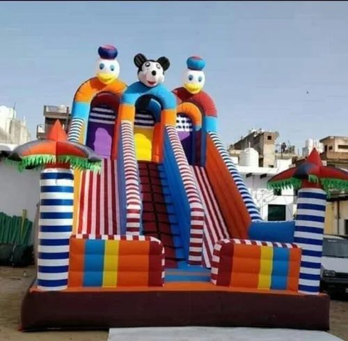 Multicolor Mickey Mouse Jumping Jhula