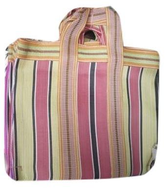 Striped Nylon Bag