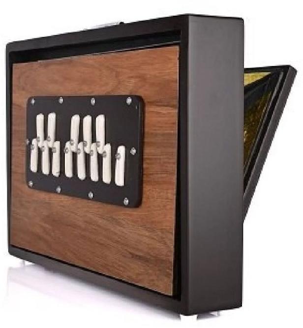 Brown Shruti Box 13 Drone Notes Teak Musical Handmade Surpeti