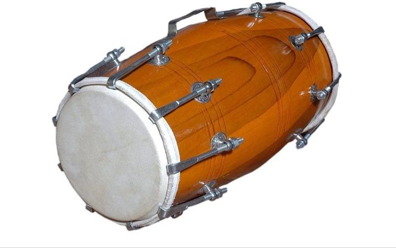 Indian Musical Wooden Dholak