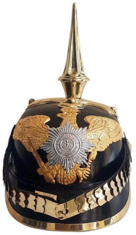 Prussian Pickelhaube Militaries Grade German Leather Helmet
