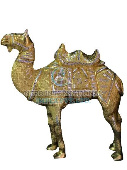 Decorative Aluminium Camel Showpiece