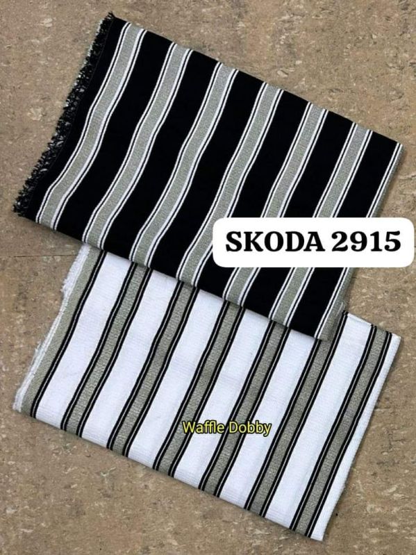 Striped Skoda Shirting Fabric