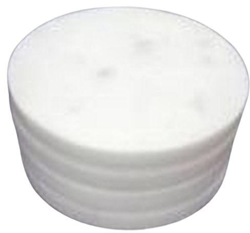 4x4 Inch Round White Marble Coaster