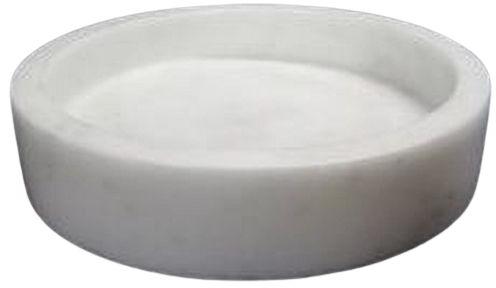 6x2 Inch White Alabaster Marble Bowl