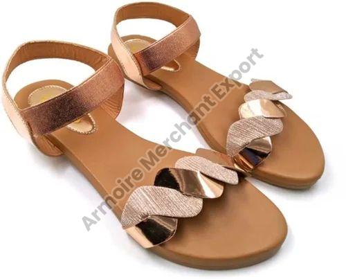 Ladies Flat Fancy Sandal