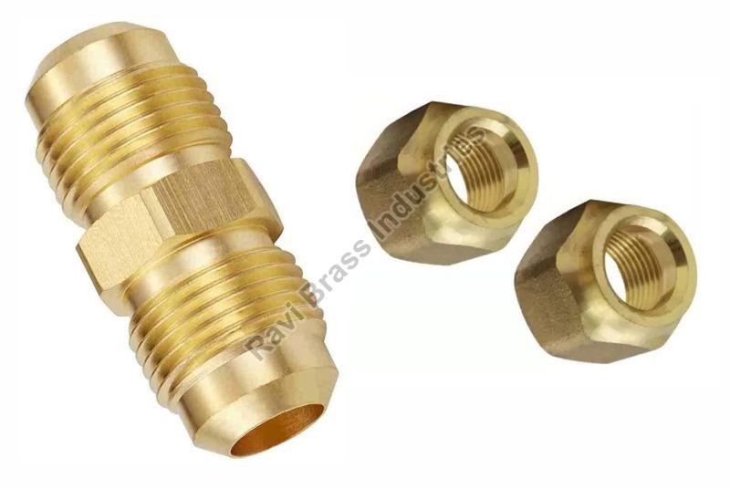 Brass Flare Union