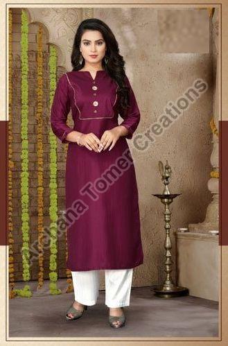 Ladies Silk Kurti