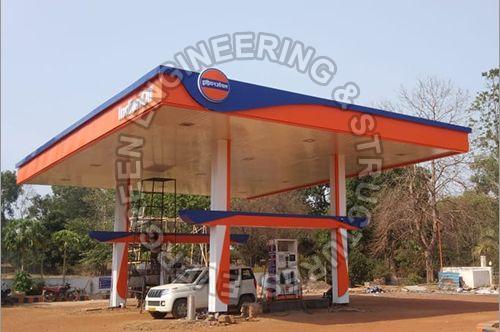 Indian Oil Petrol Pump Canopy