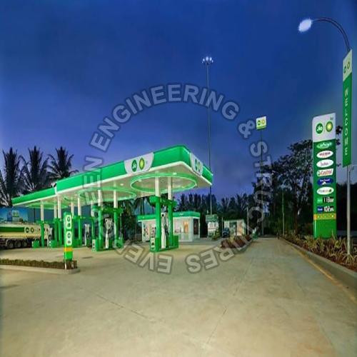 JIO BP Petrol Pump Canopy