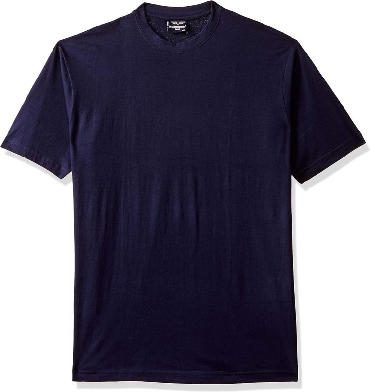 Mens Navy Blue Round Neck T-Shirts