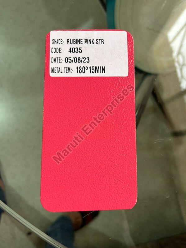 Rubine Pink Structure Powder Coating