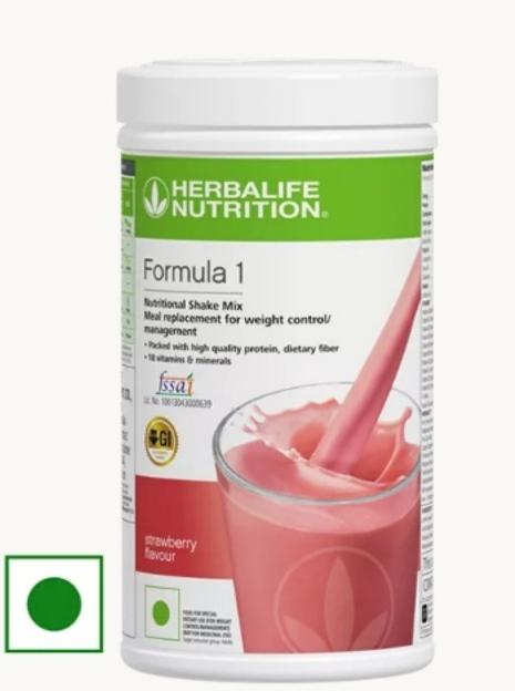 Herbalife Strawberry Formula 1 Nutritional Shake Mix