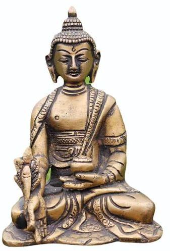 5 Feet Brass Buddha Statue