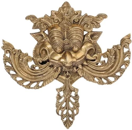 Brass Kirtimukha Wall Hanging