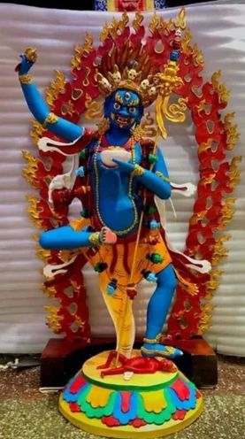 Brass Mahakali Statue