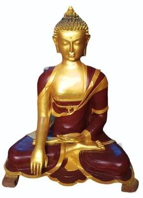 Brass Sitting Buddha Statue