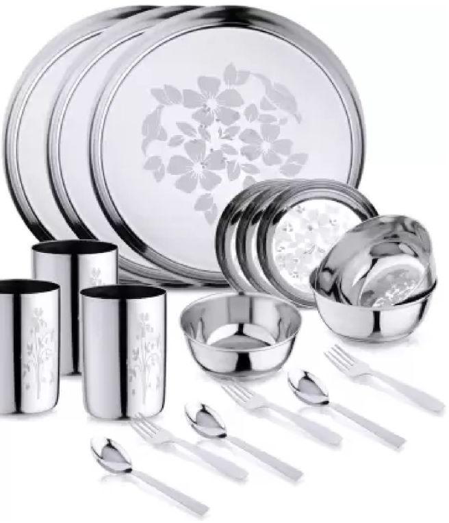 18 Pieces Stainless Steel Dinner Set