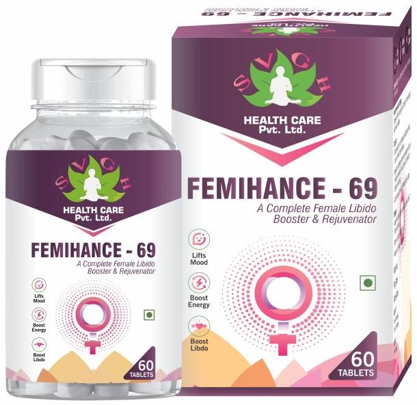 Pack of 2 Femihance-69 Womens Stamina Booster Tablets