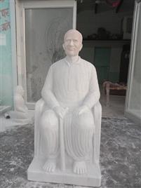 White Marble Human Statue