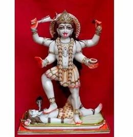 White Marble Kali Mata Statue