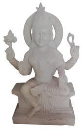 White Marble Laxmi Mata Statue