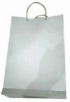 White Plain Paper Shopping Bag