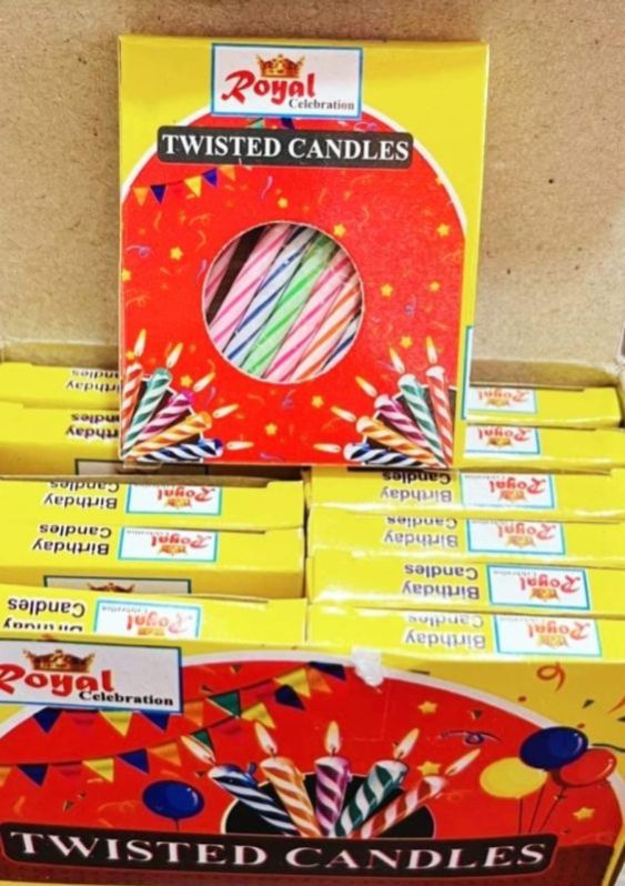 Royal Celebration Twisted Candles