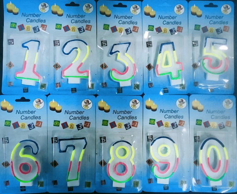 Birthday Numeric Candles