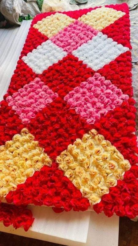 Wedding Artificial Carnations Flower Panel