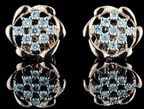 AUT1001 Diamond Stud Earrings