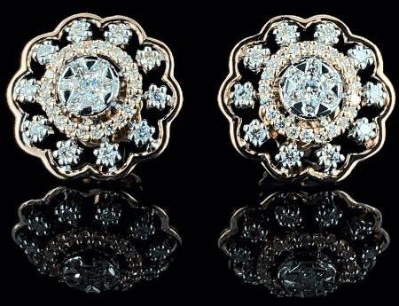 AUT1158 Diamond Stud Earrings