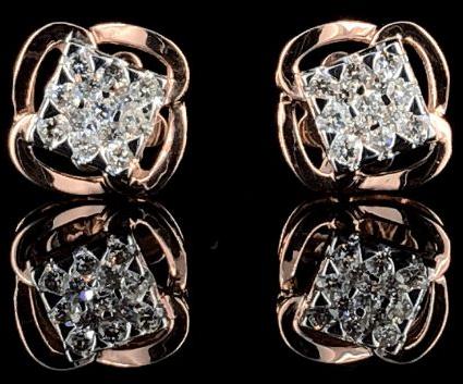 AUT1824 Diamond Stud Earrings