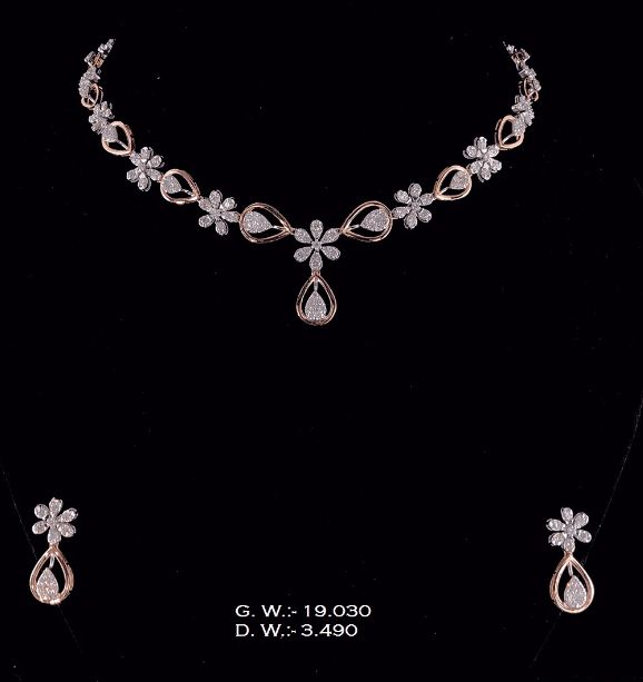 NCK320 Diamond Necklace Set