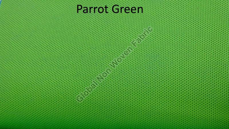 Plain Green Non Woven Fabric