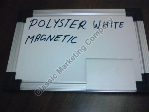 Polyster White Magnetic Board