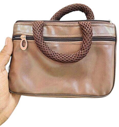 Brown Leather Jewellery Bag