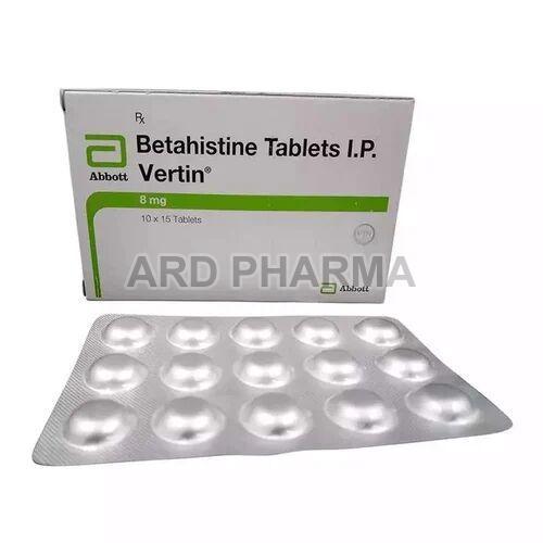 Vertin 8mg Tablet